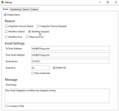 Integration Workflow Designer